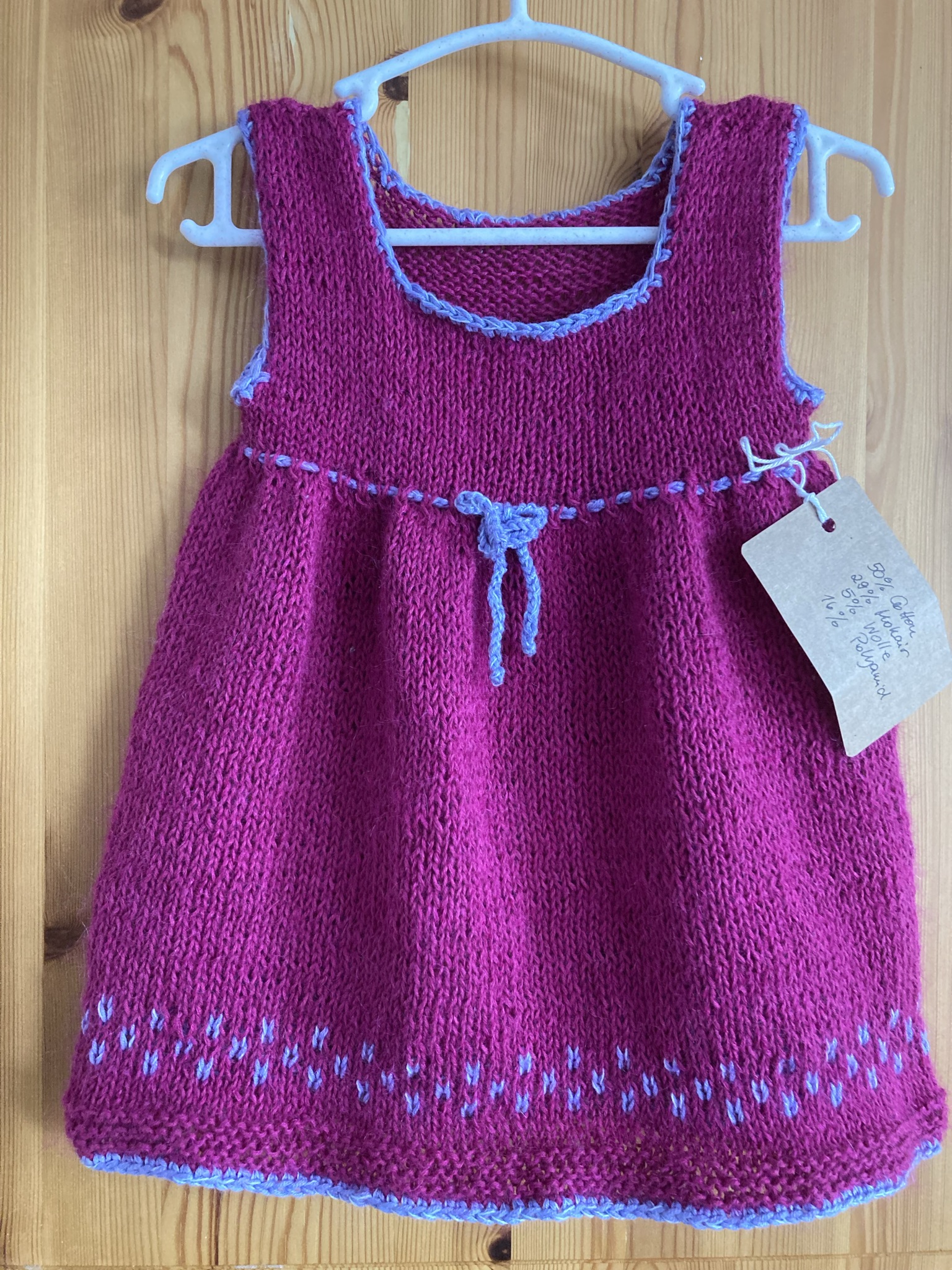 Strickkleid pink